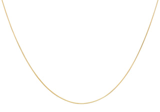 9ct Yellow Gold Snake Chain 18"